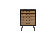 OFFICE CABINET WOOD WITH DRAWERS SMALL - CABINETS, SHELVES